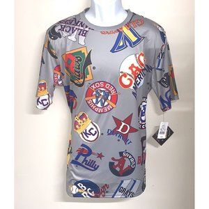 Negro League Baseball Museum All Over Print Poly Shirt Mens Small NEW